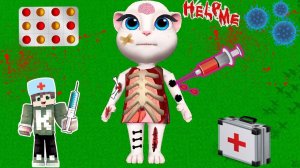 ГОВОРЯЩАЯ АНЖЕЛЛА ЗАБОЛЕЛА   В МАЙНКРАФТ