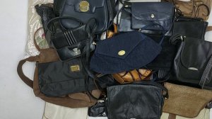 40410 Сумки винтаж кожаные, 19пак, borse 1/2, секонд (vintage/extra) оптом