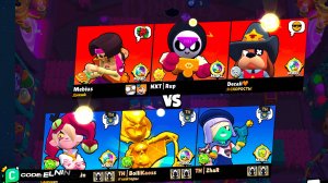 TEAM HERETICS vs MEBIUS RUP DECAII #brawlstars