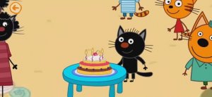 Три Кота Мультфильм Игра День рождения...