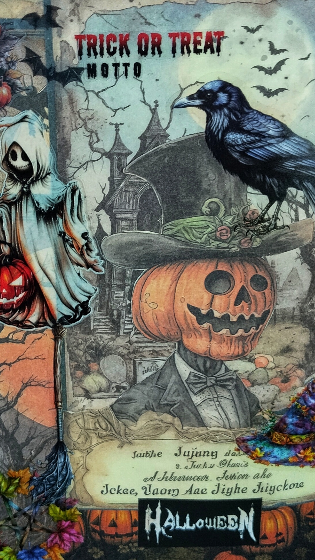 «Волшебный праздник» 🎃👻🦇#скрапбукинг #асмр #Хэллоуин #Halloween #Мистика #Магия #Осень #Тыквы