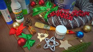 Декор своими руками! Стильные новогодние украшения ручной работы.