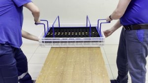 Механический перекладчик яйца для инкубационных лотков B00568 на 150 яиц Petersime 730х500 мм