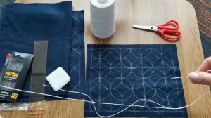 Сашико： Красота БЕЗ швейной машинки - 1. Ручная японская вышивка [hbFe-Xk-OL0]