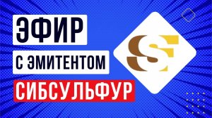 Встреча с эмитентом ООО "СибСульфур"