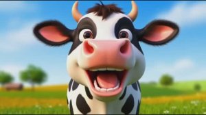 АЙ да мульт - Корова. Песня про корову. Обучающие мультфильмы про животных