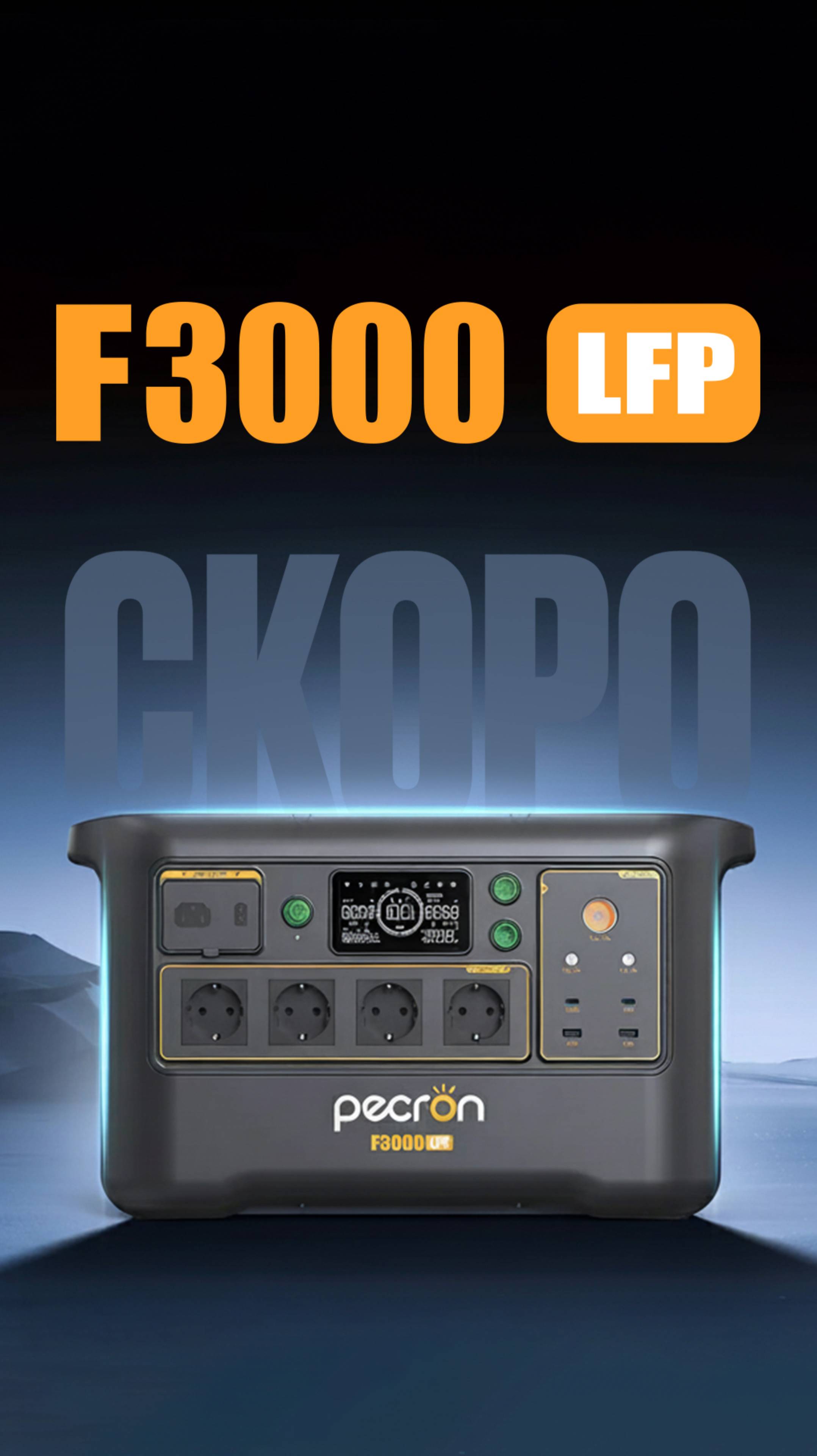 Скоро в России! Pecron F3000LFP — мощь и автономность нового поколения ⚡ смотреть онлайн