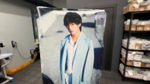 Ким Тэ Хен BTS флисовый фотоплед 110х150 см