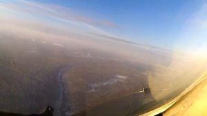 Заход на посадку в Ленске RW25L .