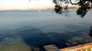 Синее море.