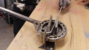 Гибочный станок из подшипника