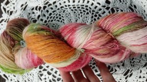 Результат покраски пряжи. Ответы на коментарии🌞