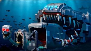 Рыба ест рыбу, завершая Гигантскую битву в океане - Великий кошмар морских существ Майя Лего