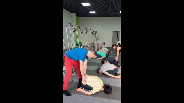 Так проходят занятия на тренажёре Качели Юлина в Body Balance