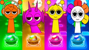 Coffin Dance Спрунки 128 уровень - Мультики про Спрунке | МУЛЬТФИЛЬМЫ SPRUNKI в Tiles Hop