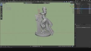 Нарезка модели для 3D печати Blender, Паладин