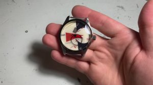 Дмитрий Бродниковский-часы Ракета-Коперник Авангард Клином красным бей белых сапфир+сталь