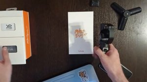 Самый компактный складной стабилизатор  - распаковка Hohem iSteady X2