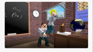 Сбегаю из школы в Roblox