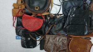 40411 Сумки винтаж кожаные, 20пак, borse 1/2, секонд (vintage/extra) оптом