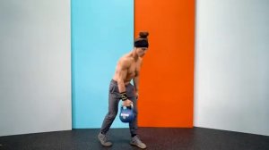 Рывок одной гири с пола в сплит позиции / Split Stance Snatch from Floor