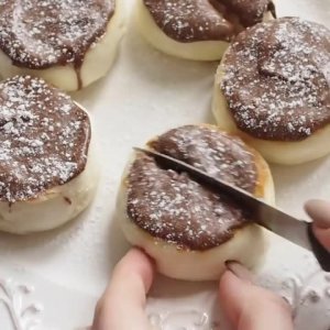 🧇 Сырники с бананом и шоколадом