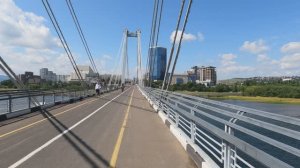 Красноярск, вантовый мост июль 2023г.