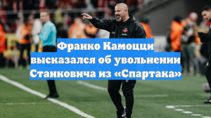 Франко Камоцци высказался об увольнении Станковича из «Спартака»