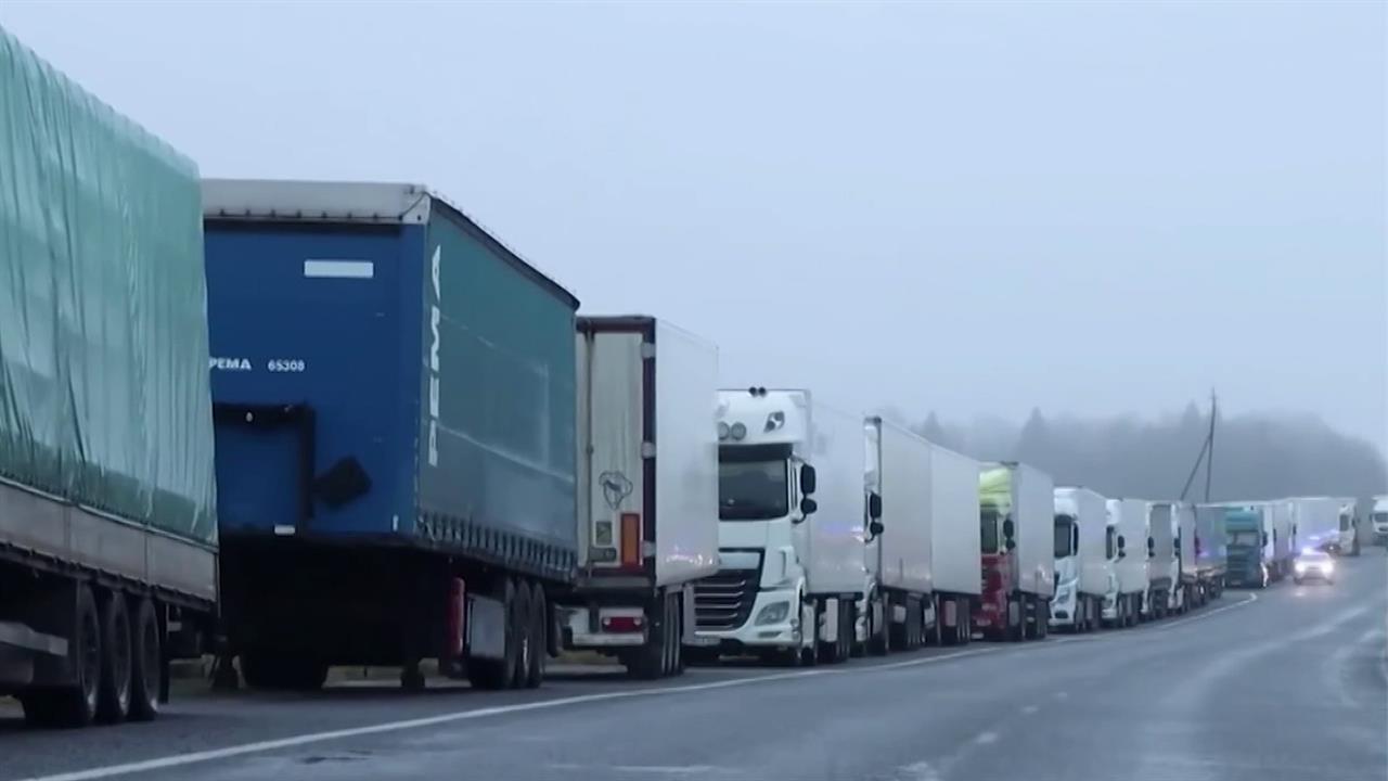 Коллапс произошел у погранпереходов Белоруссии и Литвы