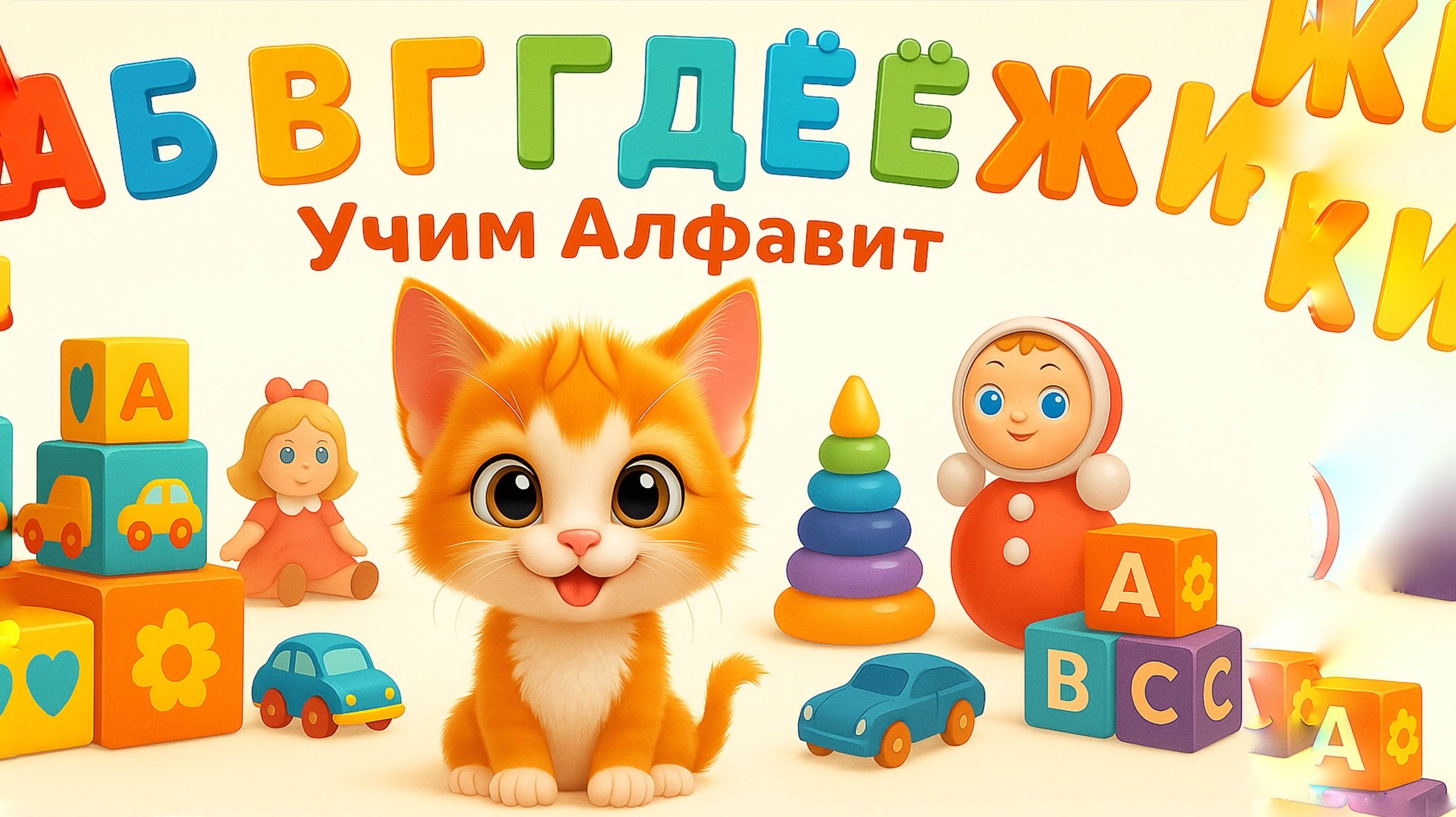 Умный котик | развивающий мультик для детей 3+ | задания и игры | AlVideoGo Kids