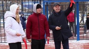 Интерактивную спортивную площадку открыли в Тюменской области