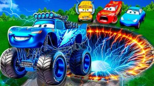 Машинки летают и прыгают! Развивающие мультики Машины помощники. Мультфильмы про машинки