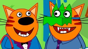 ТРИ КОТА - Мультик три кота - Карамелька Коржик и Компот в цирке - Три кота для детей