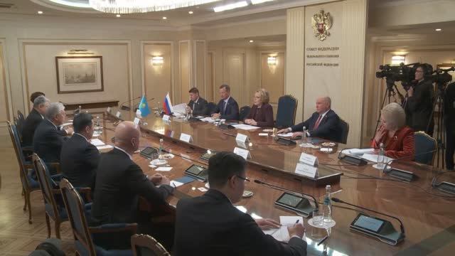 Встреча Председателя Совета Федерации Валентины Матвиенко с Президентом Казахстана, 12 ноября 2025