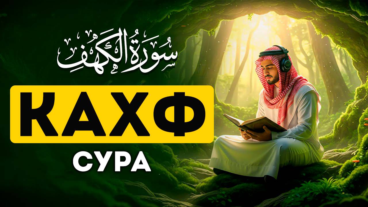 Сура Кахф. Красивое чтение Корана. смотреть онлайн