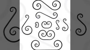 Набор лекал СПЕЦИАЛЬНЫЙ. Для изготовления завитков на станке ШАРМАН. Без станины.