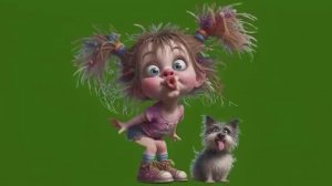 Девочка с собакой 3