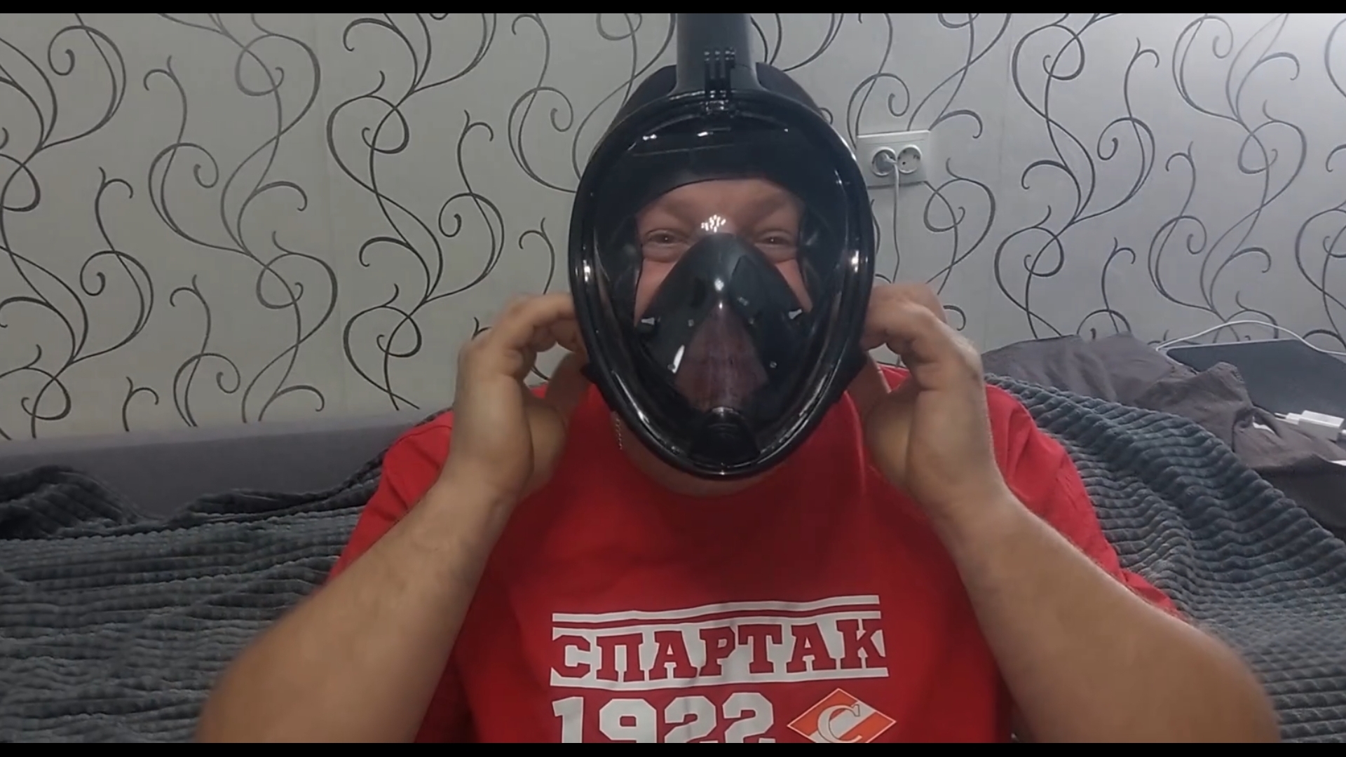 Маска полнолицевая для снорклинга, плавания и ныряния