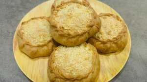 Губадия - татарский рецепт с рисом и изюмом / Как приготовить Губадию порционно + рецепт теста