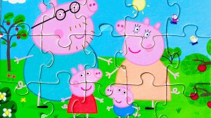 Свинка Пеппа пазл 🧩 Видео для детей и малышей | Для самых маленьких | ролики для детей