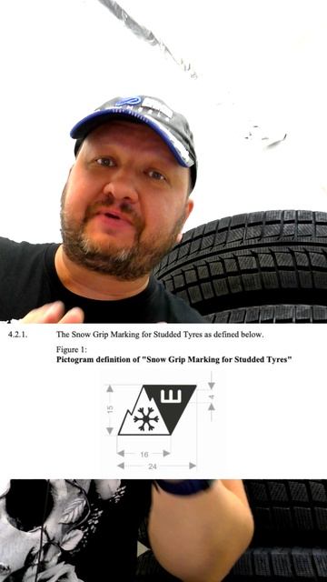 Буква Ш на шипованных шинах в России