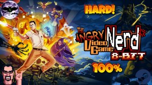 Angry Video Game Nerd 8-bit прохождение 100% [ Hard as Balls ] | Игра ( PC, Dendy, Nes ) Стрим