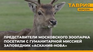 Представители Московского зоопарка посетили заповедник "Аскания-Нова"