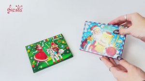 Новогодние вложения в детские подарки. Письмо-конверт и Новогодняя раскраска.