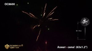 ОС8600 Салют Ахмат-сила!  (1,2х63) 1/1/1