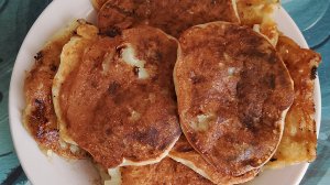 Оладьи из кабачков на кефире.