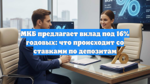 МКБ предлагает вклад под 16% годовых: что происходит со ставками по депозитам