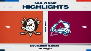 12.11.2025 | ОБЗОР МАТЧА | Колорадо Эвеланш - Анахайм Дакс | Highlights