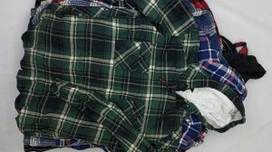 40720 Рубашки мужские фланель на мех подкладе, 3пак, camicie flanele imbotito 1/2, секонд (extra) оп