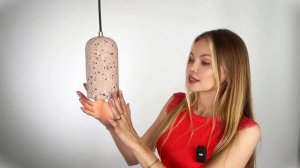 Видеообзор на подвесной светильник RUNEL pink